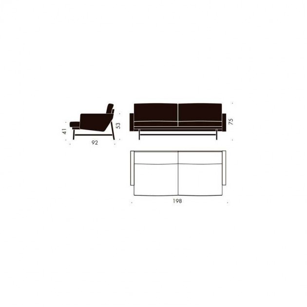 Sofá Lissoni 2 plazas de Fritz Hansen en Moises Showroom
