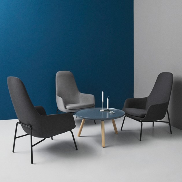 Ambiente interior con Butacas Era High de Normann Copenhagen en Moises Showroom