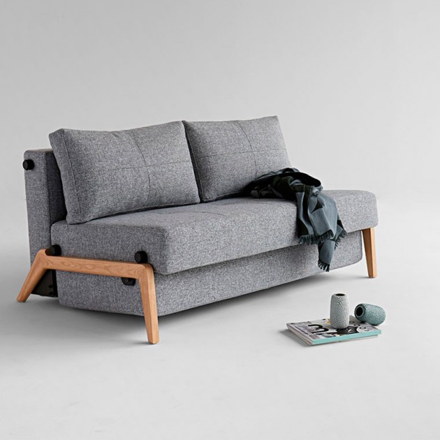 Sofá cama Cubed 160 Wood de Innovation en Moises Showroom