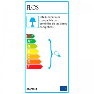 Lámpara IC T1 Low Flos etiqueta energética