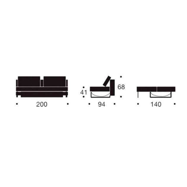 Sofá-Cama Supremax Deluxe E.L. Innovation