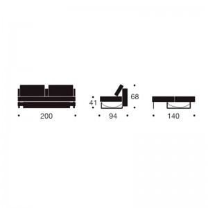 Sofá-Cama Supremax Deluxe E.L. Innovation