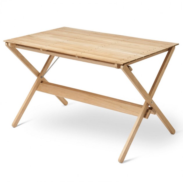 Mesa de comedor BM3670 de Carl Hansen en Teca. Disponible en Moisés showroom