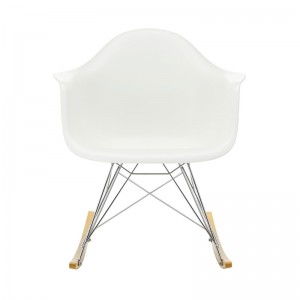 Frente Silla mecedora RAR blanco de Vitra en Moises Showroom