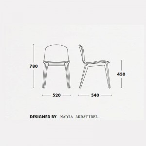 Medidas silla Bob XL de Ondarreta