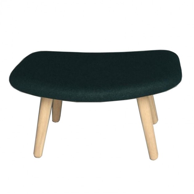 Reposapiés AAL 03 de HAY en tela Divina Melange 871 en Outlet Moises Showroom