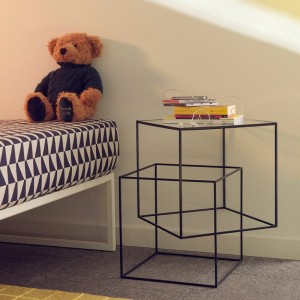 habitación infantil Mesa auxiliar Think black Cappellini