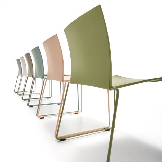 Sillas M1 colores de MDF Italia