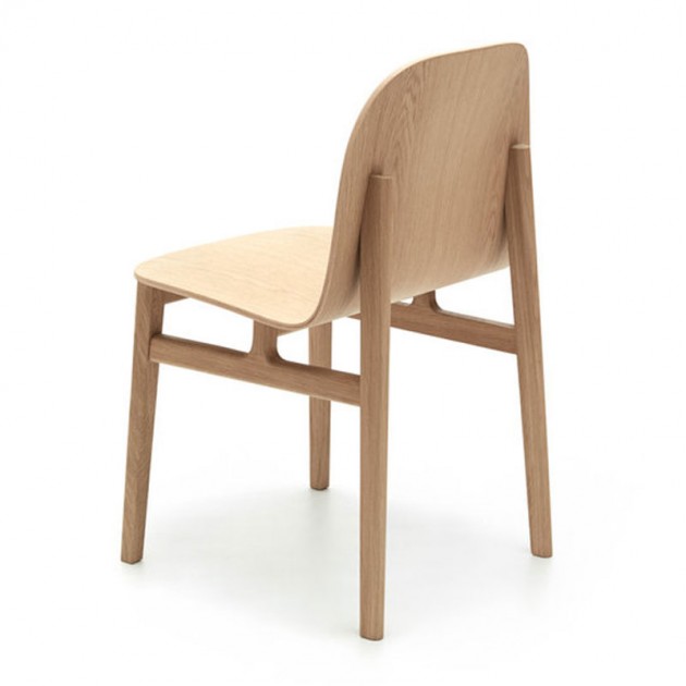 Silla Terra Wood roble natural de Omelette-Ed en Moises Showroom