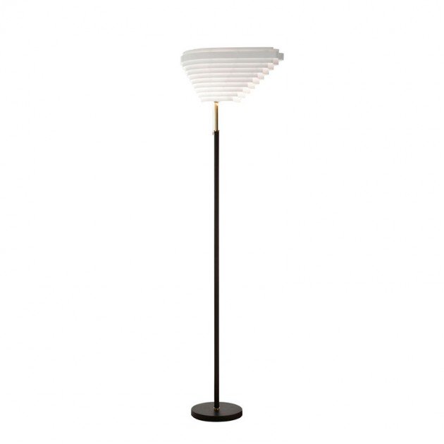lámpara de pie A805 "angel wing" latón Artek