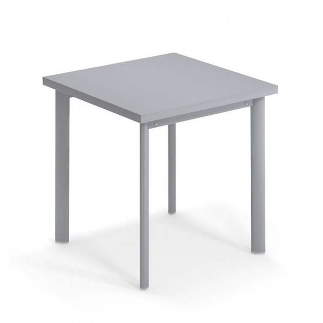 Mesa Star de exterior 70x70 gris Emu diseño
