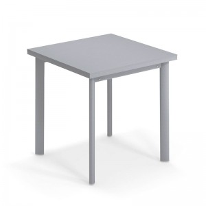 Mesa Star de exterior 70x70 gris Emu diseño