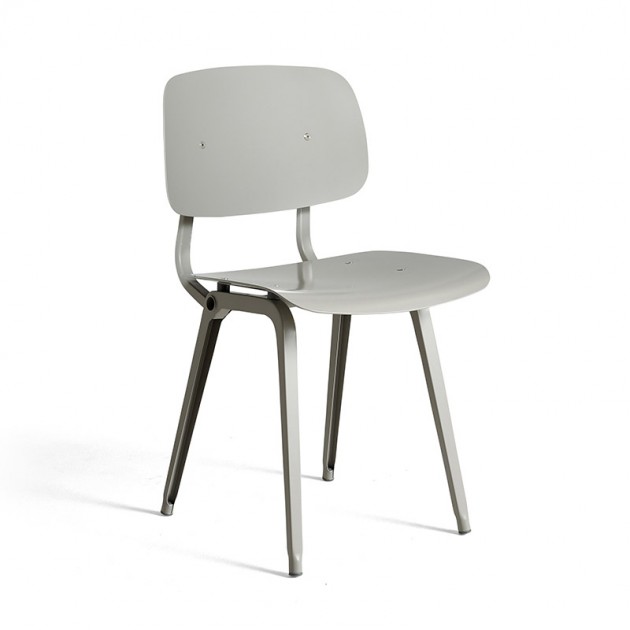 silla Revolt beige pata beige HAY