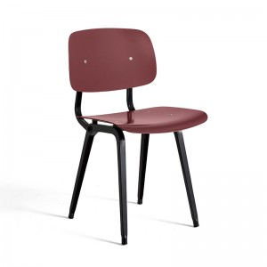 silla Revolt rojo ciruela pata negra HAY