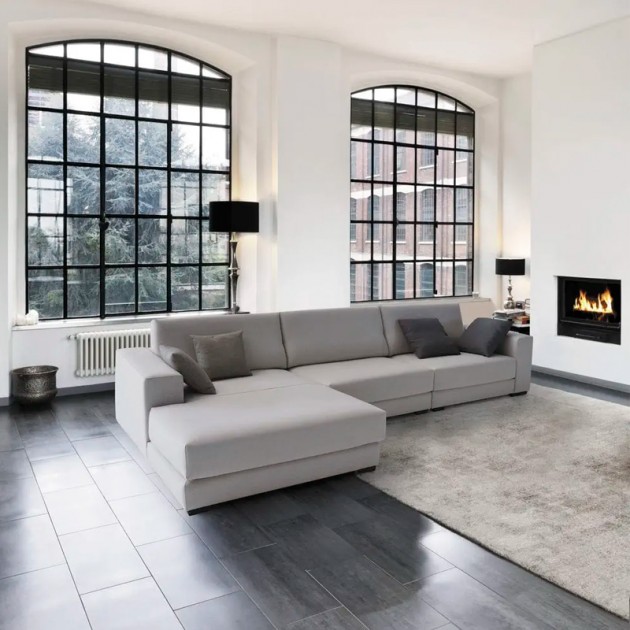 Sofá C10 con chaiselongue de Casual en Moises Showroom