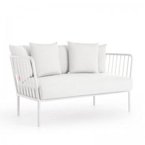 sofá 2 plazas de exterior Arp Diabla Plain blanco