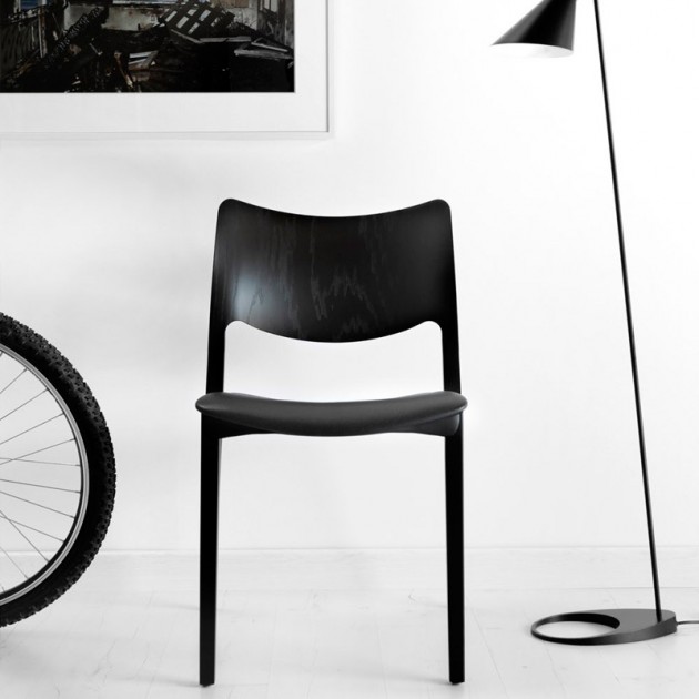 ambiente silla Laclasica negra Stua