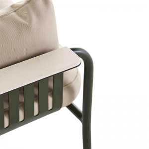 detalle Dekton sillón de exterior Capa Gandía Blasco