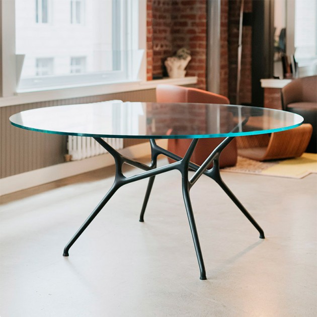mesa Branch Cappellini diámetro 160 vidrio