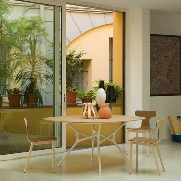 ambiente mesa Branch Cappellini roble
