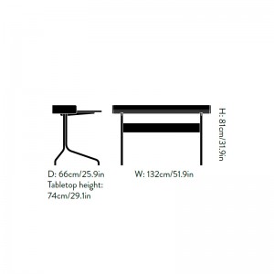 Medida Pavilion Desk AV17 de &Tradition  en Moises Showroom