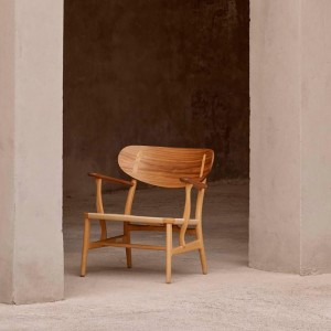 Carl Hansen ch22 lounge chair roble aceite ambiente