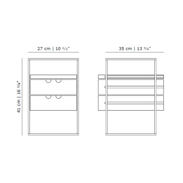 Medidas Cache Desk Organiser de Karakter Copenhagen
