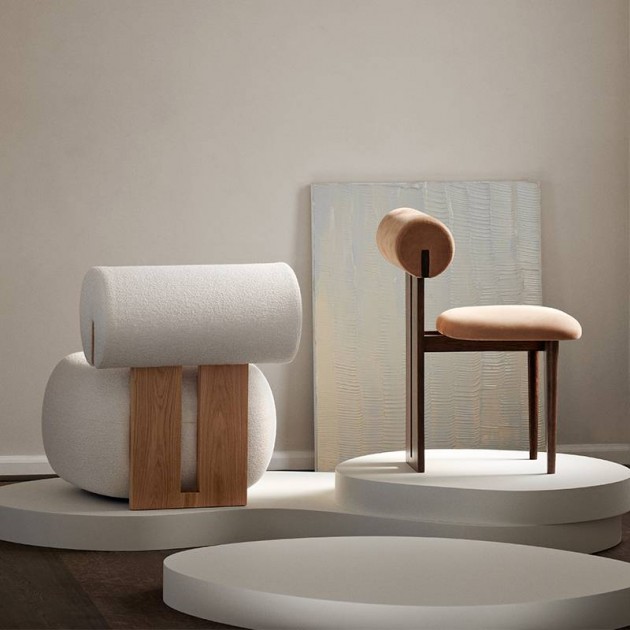 Silla de comedor Hippo Chair de Norr11 en Moises Showroom