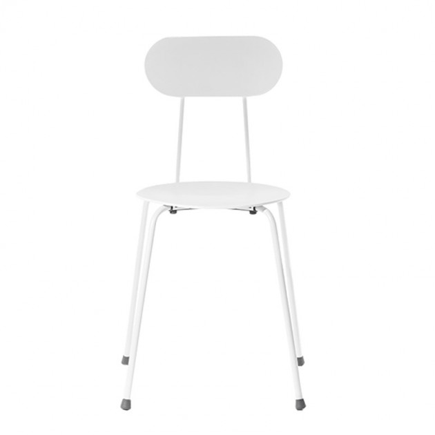 Silla Mariolina blanca de Enzo Mari