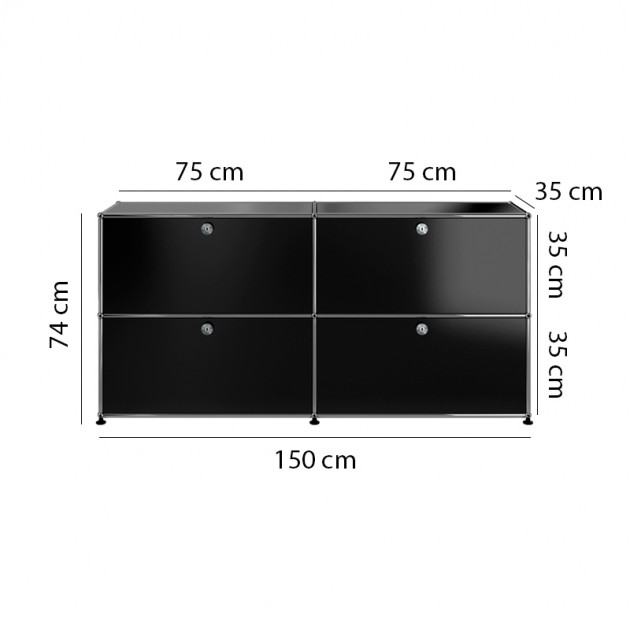 Medidas Credenza USM Haller