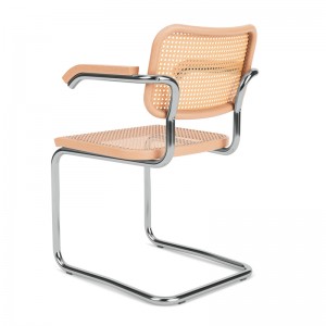 Respaldo Silla Cesca con brazos haya natural Knoll