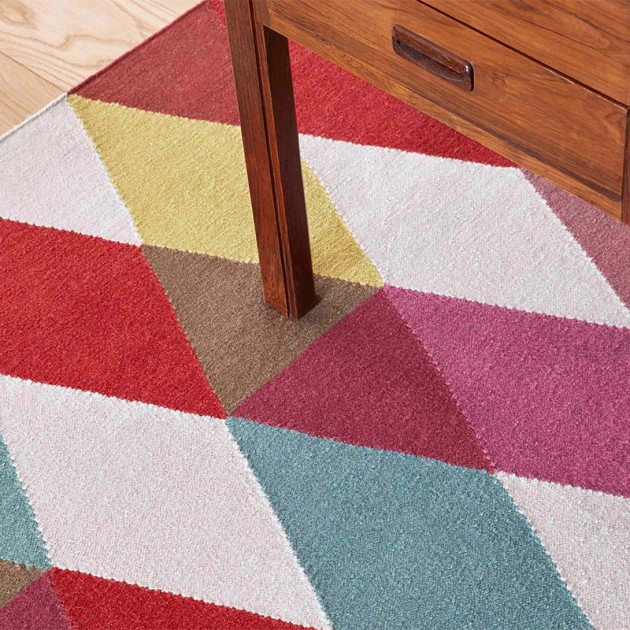Detalle Kilim Happy de Gan Rugs