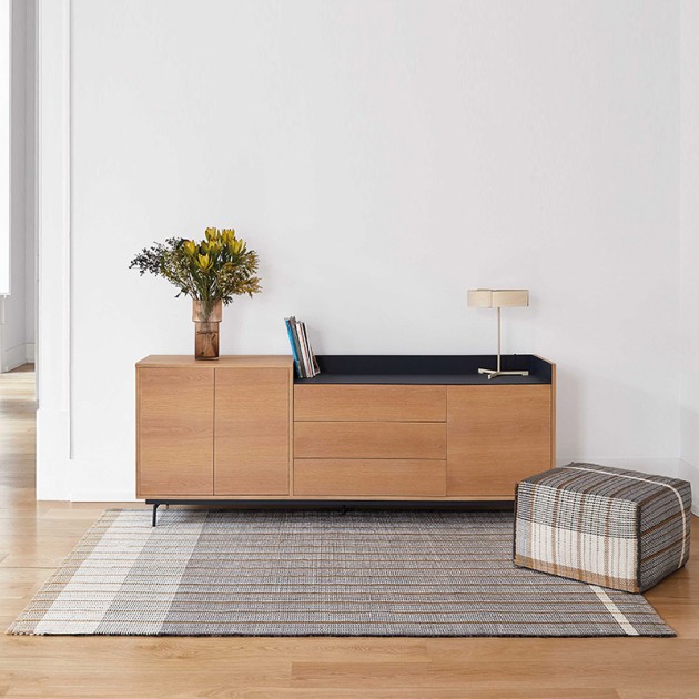Alfombra Reversible Black de Gan Rugs