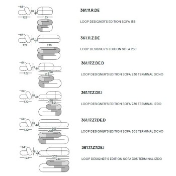 Sancal, sofá Loop Designer´s Edition