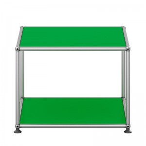 Mesa de centro USM Haller cuadrada, verde