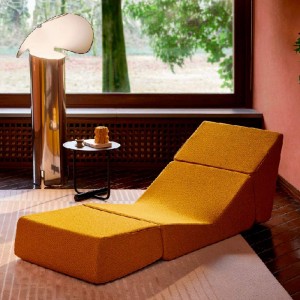 Sillón convertible Galeotta Zanotta extendida ambiente