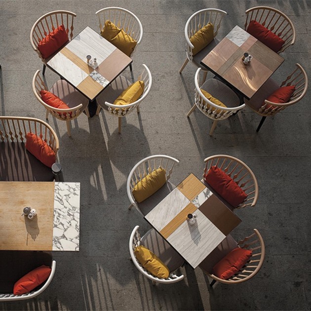 comedor con colección sillones Nub SO1434 Andreu World